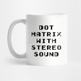 Dot Matrix With Stereo Sound Mug